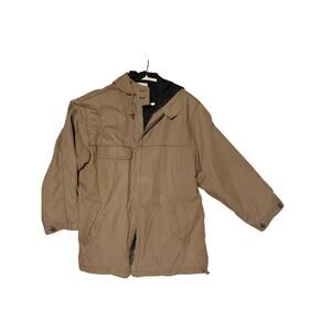 London Fog Insulated Field Jacket Men's M w/ hoodie and removeable wool lining